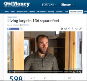 CNN interviews Rocky Mountain Tiny Houses