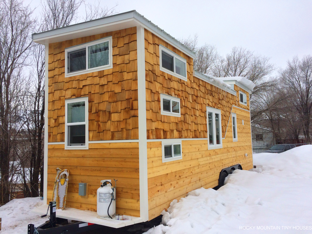 Wasatch 28' tiny house exterior