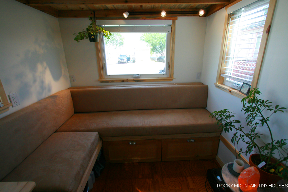 Turkey Flats 24 tiny house couch