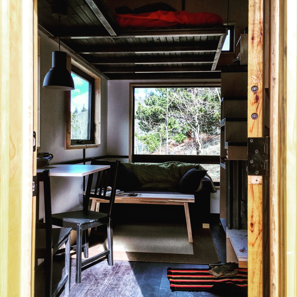 The Upslope Tiny House interior