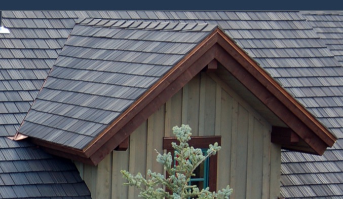 faux cedar tiny house roof